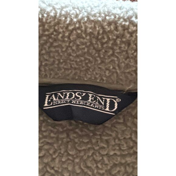 Lands' End Jacket Fleece No tag Green See Pictures - Picture 2 of 6